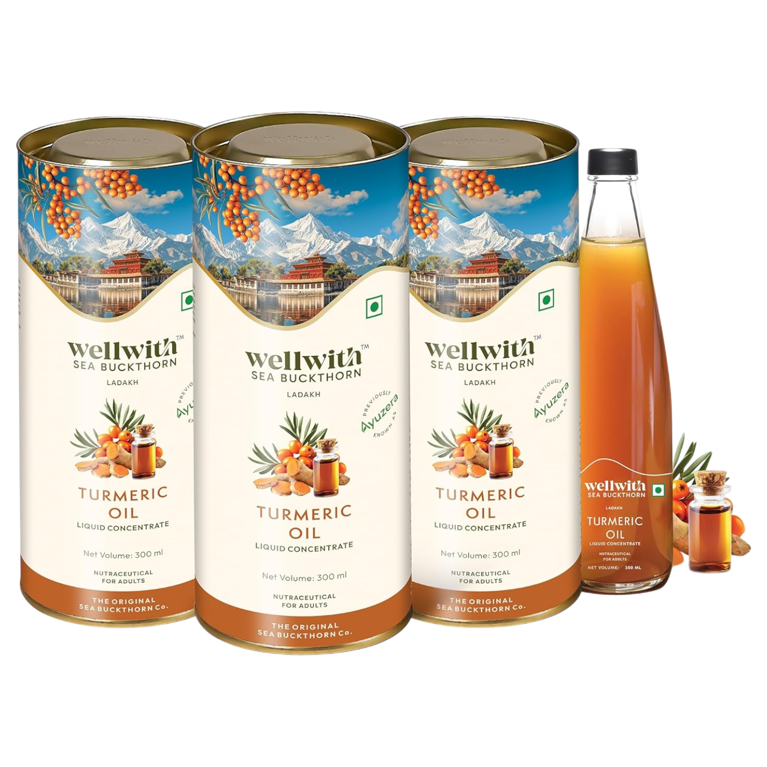 Sea Buckthorn Turmeric Oil 300ml